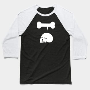 Skull Overhinking Bones Baseball T-Shirt